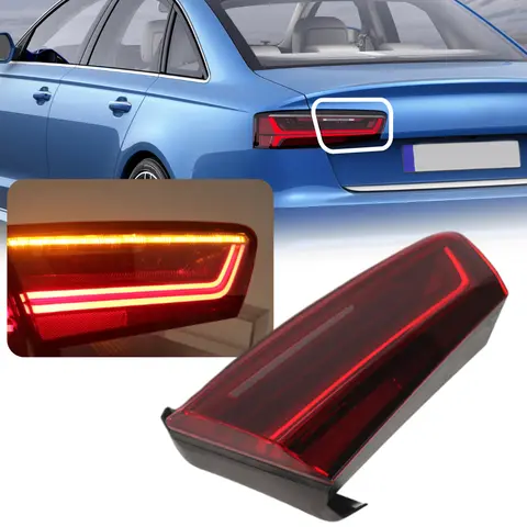 Audi A6 C7 세단(페이스리프트) 2015-2018 자동차 부품 4G용 후방 내부 테일 브레이크 라이트 1개 5945093 E 4G 5945093 D4G 5945093 C