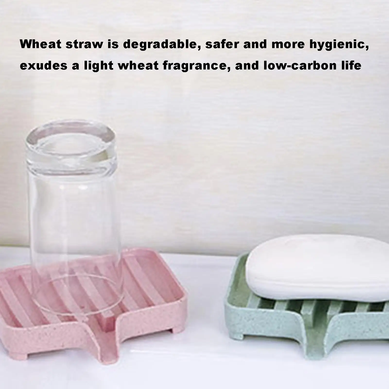 Multipurpose Soap Dish with Drain Soap Tray Shower Soap Storage Bathroom Accessories Household Soap Drain Rack for Bathroom