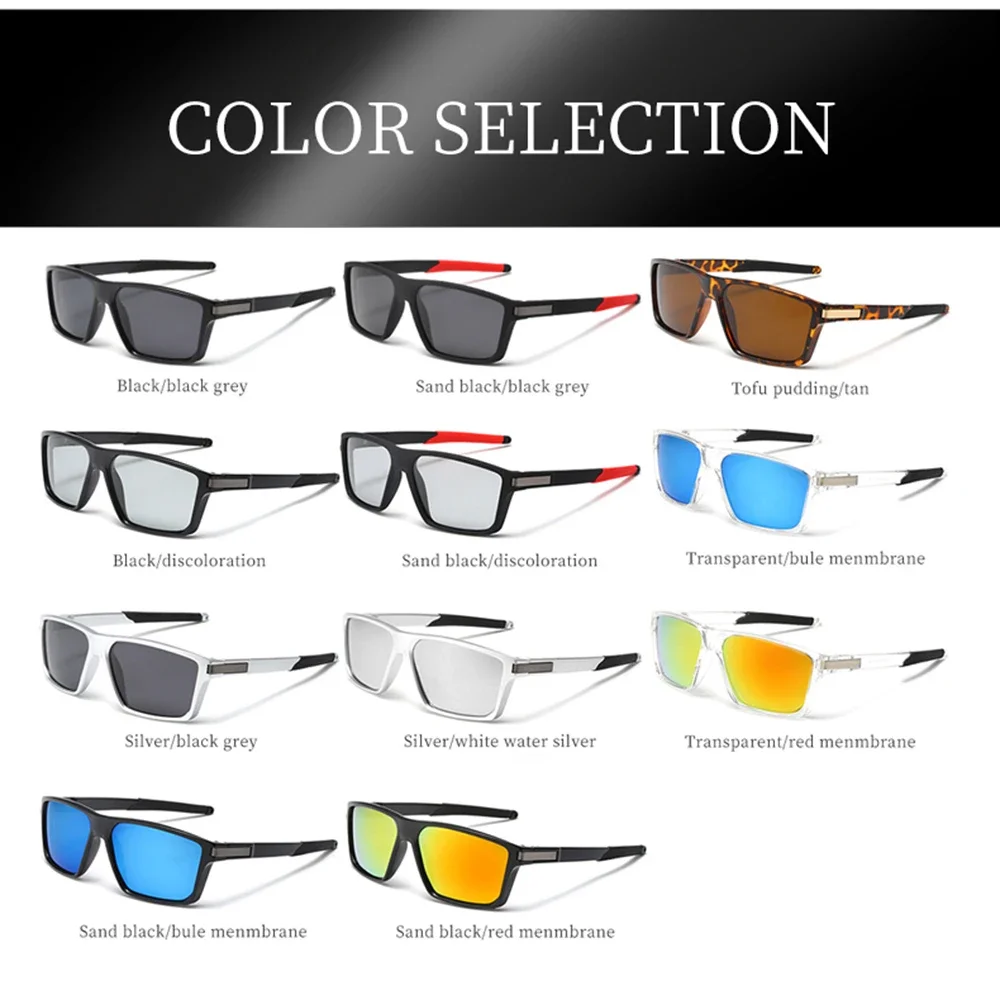 AIELBRO Polarized Sunglasses Cycling Glasses Photochromic Sunglasses Outdoor Photochromic Cycling Glasses Man Sunglasses for Men