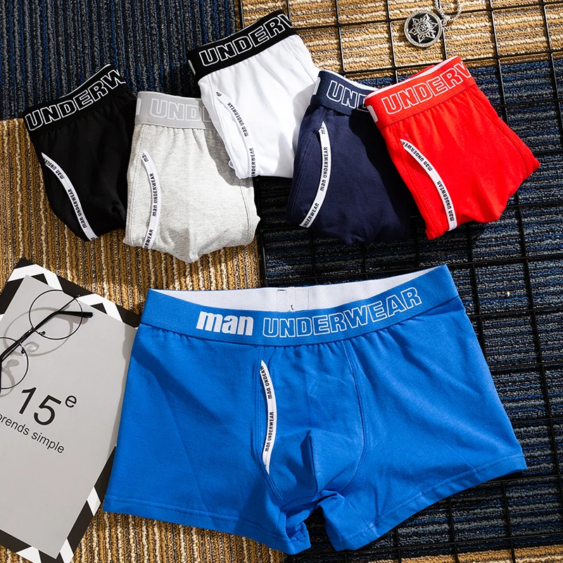 3 unidades/lote Boxer ropa interior para hombre 100% calzoncillos de algodón calzoncillos Calzoncillos calzoncillos Calzoncillos cortos calzoncillos Calzoncillos cómodos