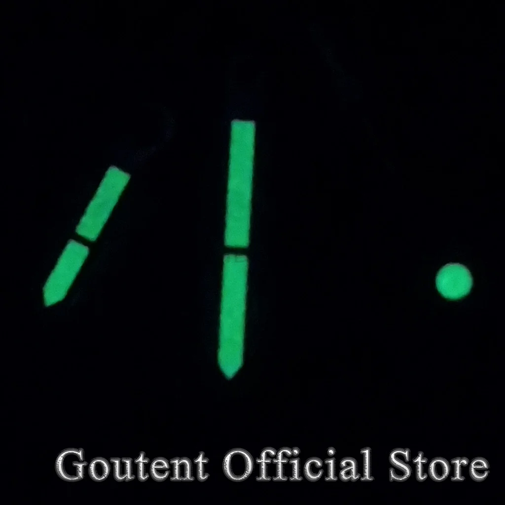 Goutent Silver Watch Hand Green Luminous Fit NH35 NH36 ETA 2836 2824 PT5000 ST2130 Miyota 8215 Movement Watch Accessories