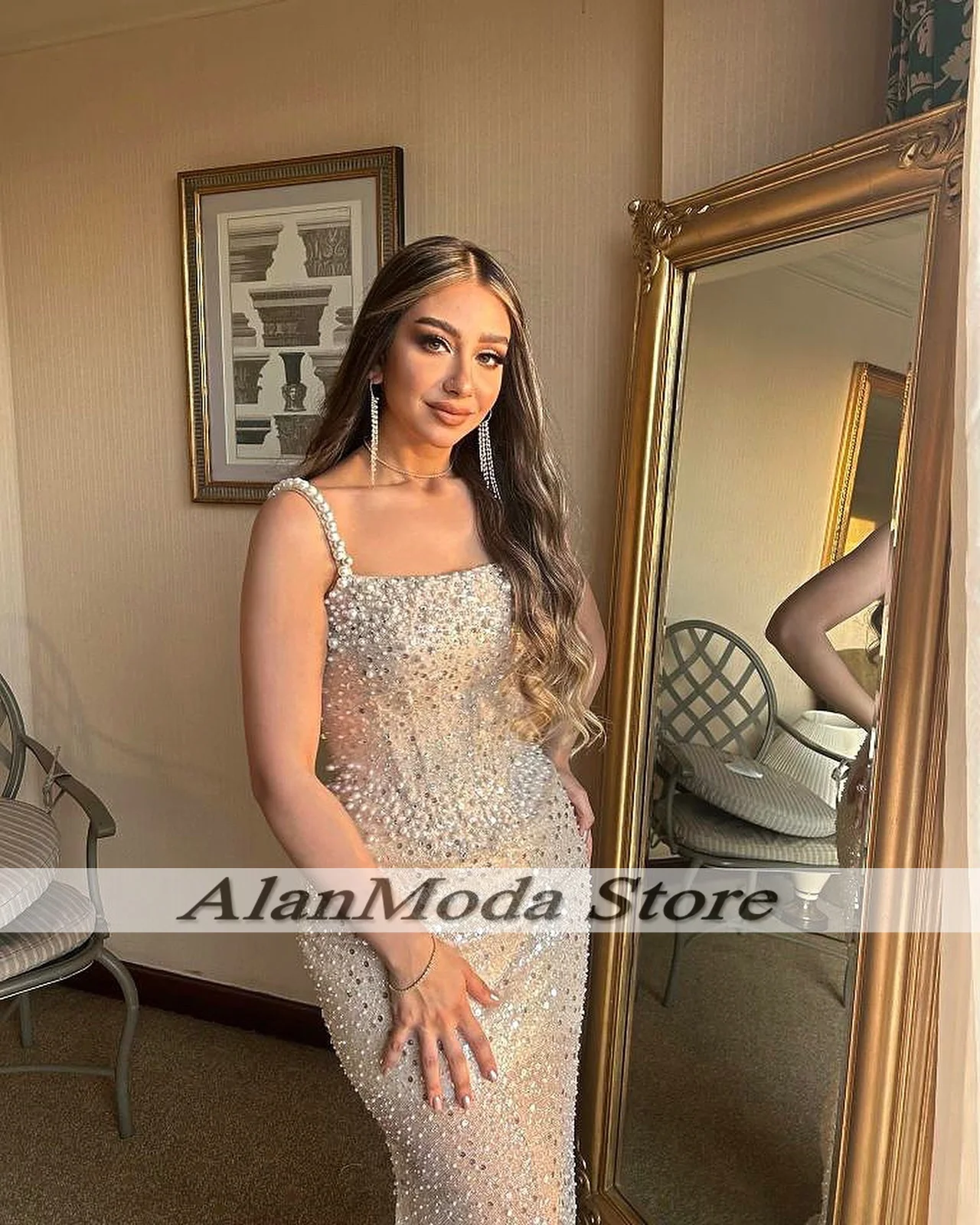 Abiti da sera con perline pers - Women Formal Wear Dubai recensione e prezzo