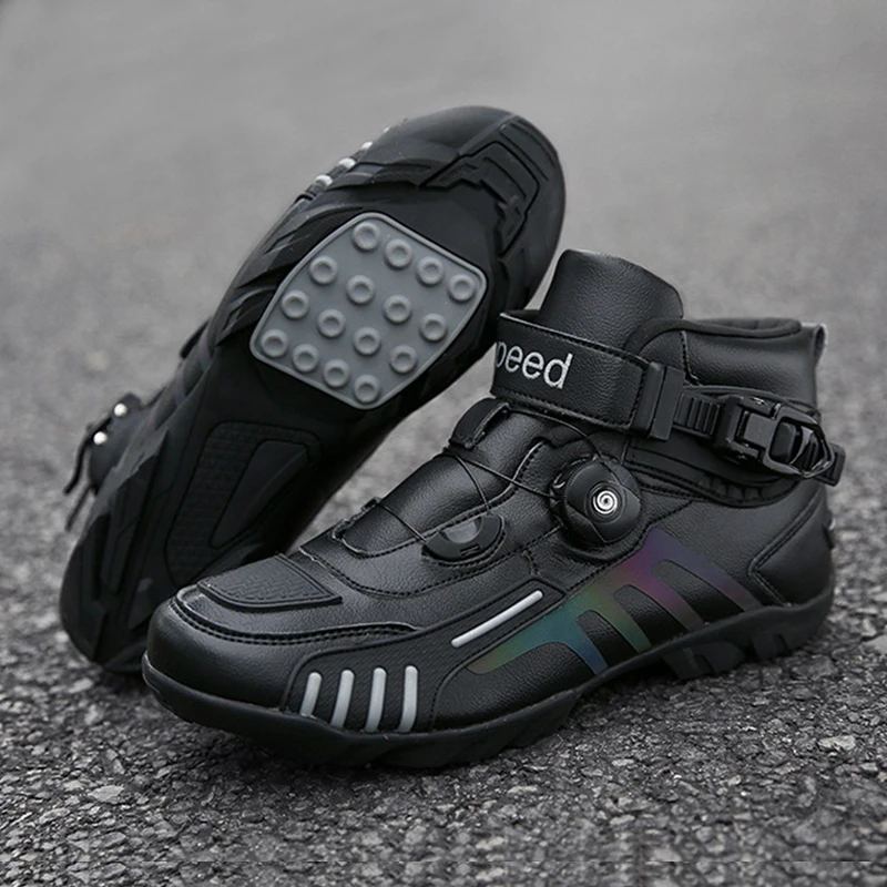 

Мужские мотоциклетные ботинки, новые уличные защитные ботинки для мотокросса, мужская обувь высокого качества, аксессуары для мотоциклов T2006