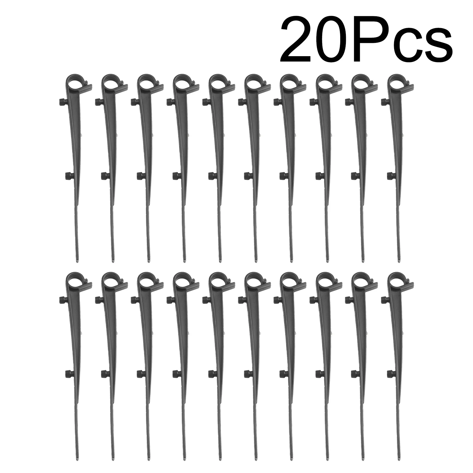 

20pc Black Universal Gutter Clip Gutter Brush Clips Maintain Clean Gutters Plastic Drain Guard Mesh Floor Nails Tool