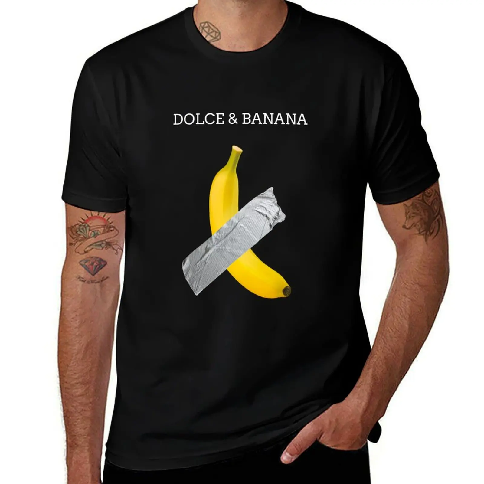 Dolce & Banana Vegan Fashion T-Shirt Ultra Soft Breathable Tee Top T-Shirt