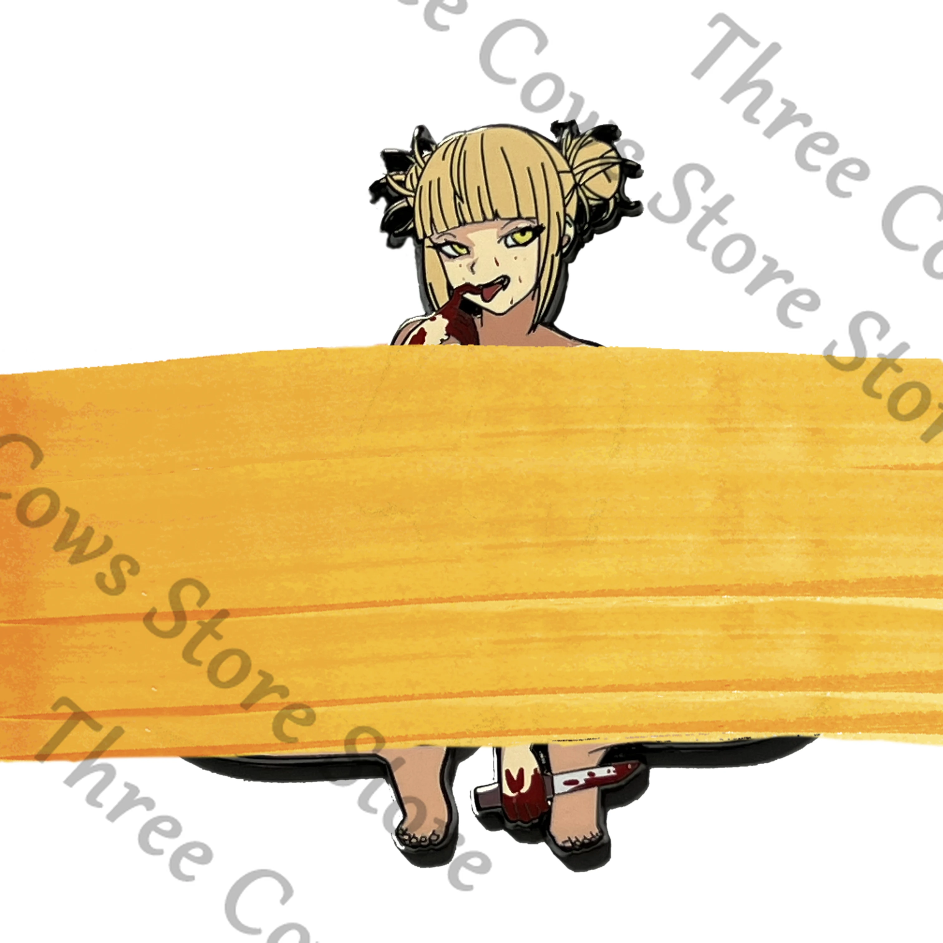 

Anime My Hero Academia Toga Himiko Cosplay Cartoon Metal Brooch Ornament Badge Accessory Widget Mascot Emblem Ambitus Fans Gift