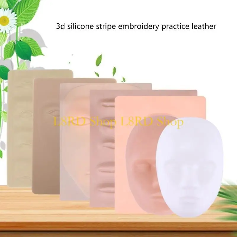 L8RD Silicone Training Permanent Makeup Practice Fake Eyebrow Skin Beginners