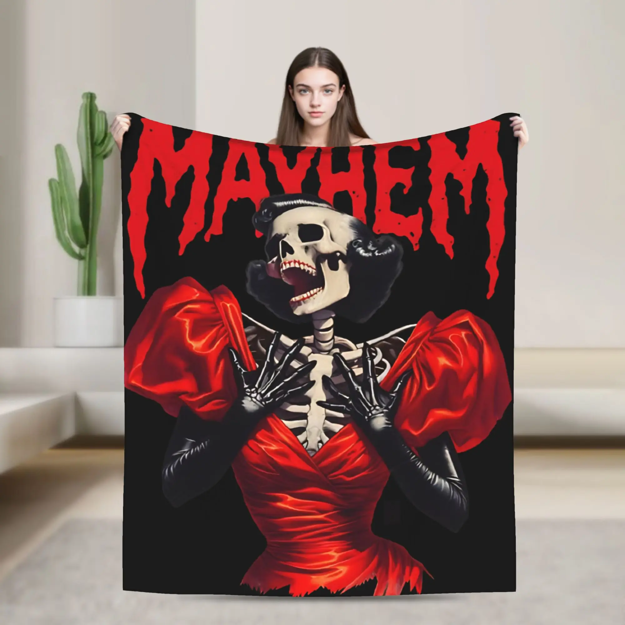 Mayhem Ball Lady Gaga Flannel Blankets  Customized Throw Blankets for Home 125*100cm Bedspread