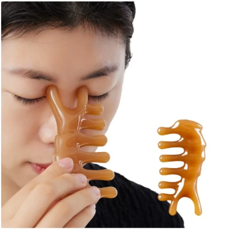 Skin Scraping Resin Guasha Massage Board for Face Eye Neck Back Body Legs Hands -SPA Massager Plate to Promote Blood Circulation