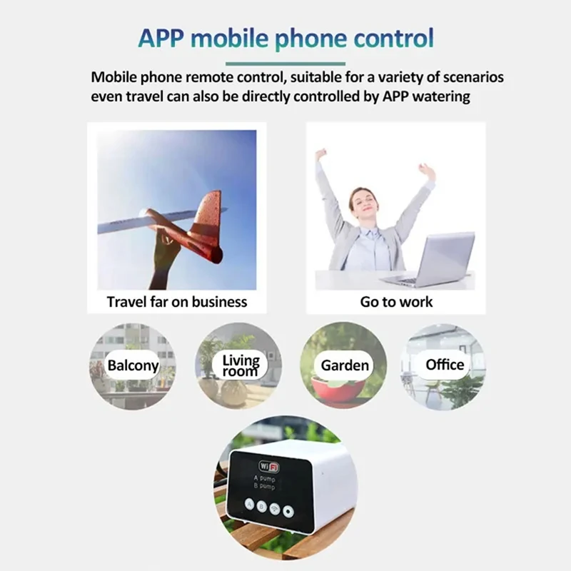 Wifi Smart Garden Irrigation Controller Automatic Drip Irrigation System Remote APP Control Watering