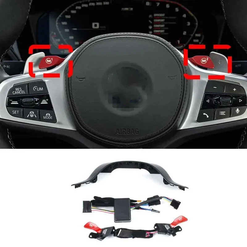 Fit  For G22 G26 G29  G42 G20 G21 G97 G80 G82  Steering Wheel M1 M2 Buttons Mode Switch M Sport Button Modified Accessories