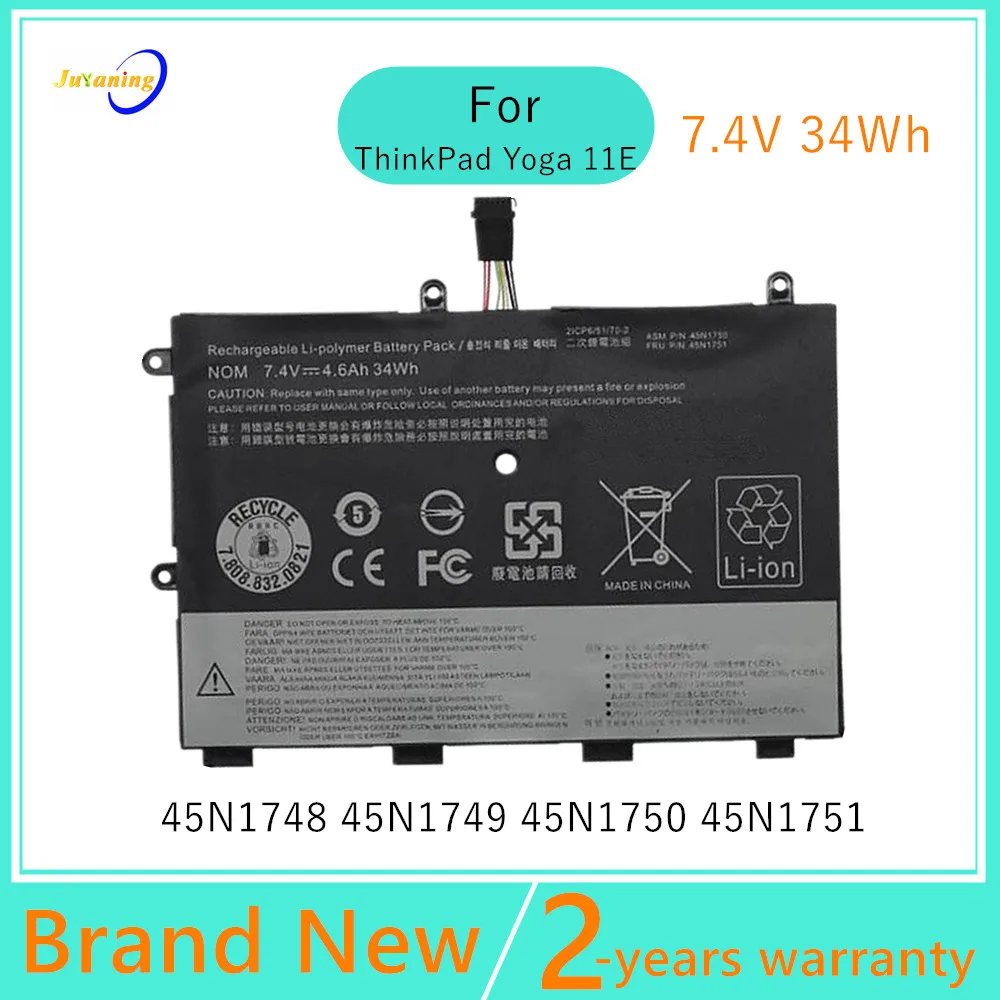 Laptop Battery For Lenovo ThinkPad Yoga 11E 45N1748 45N1749 45N1750 45N1751