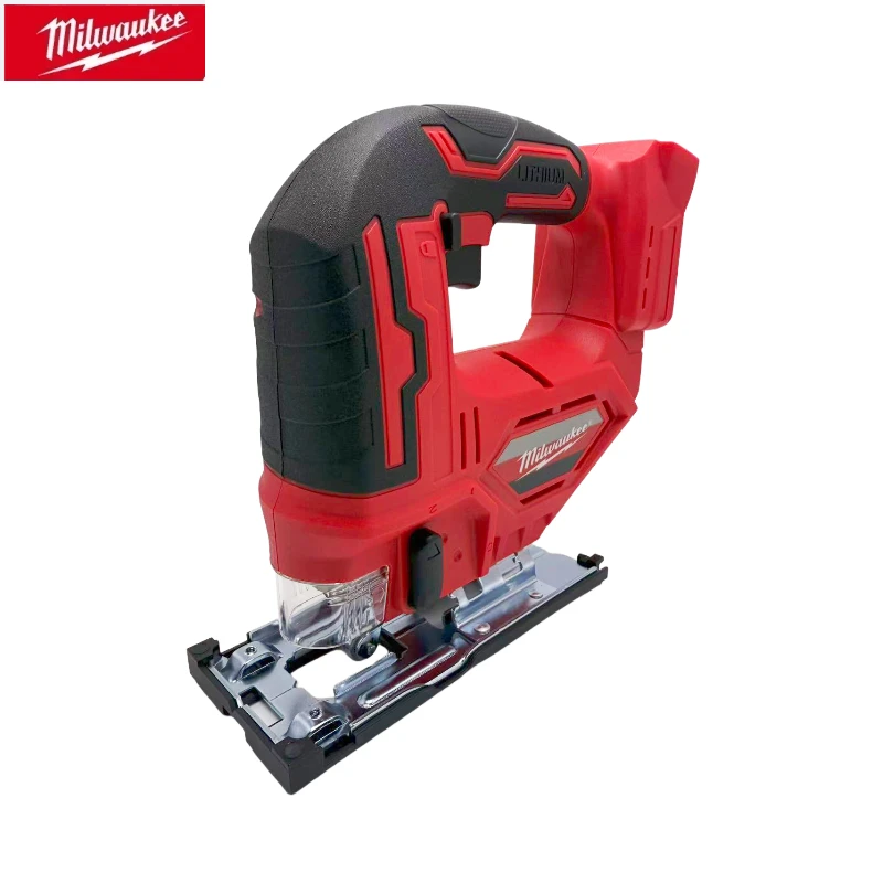 เลื่อยจิ๊กซอไร้สาย Milwaukee 3000RPM Brushless Curve Saw เครื่องมือไฟฟ้าแบบพกพาสำหรับงานไม้ ปรับได้ ใช้กับแบตเตอรี่ Milwaukee