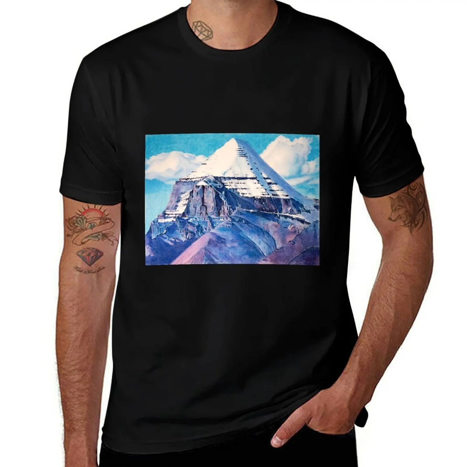 

Kailash T-Shirt Luxury man graphics quick drying clothing for men