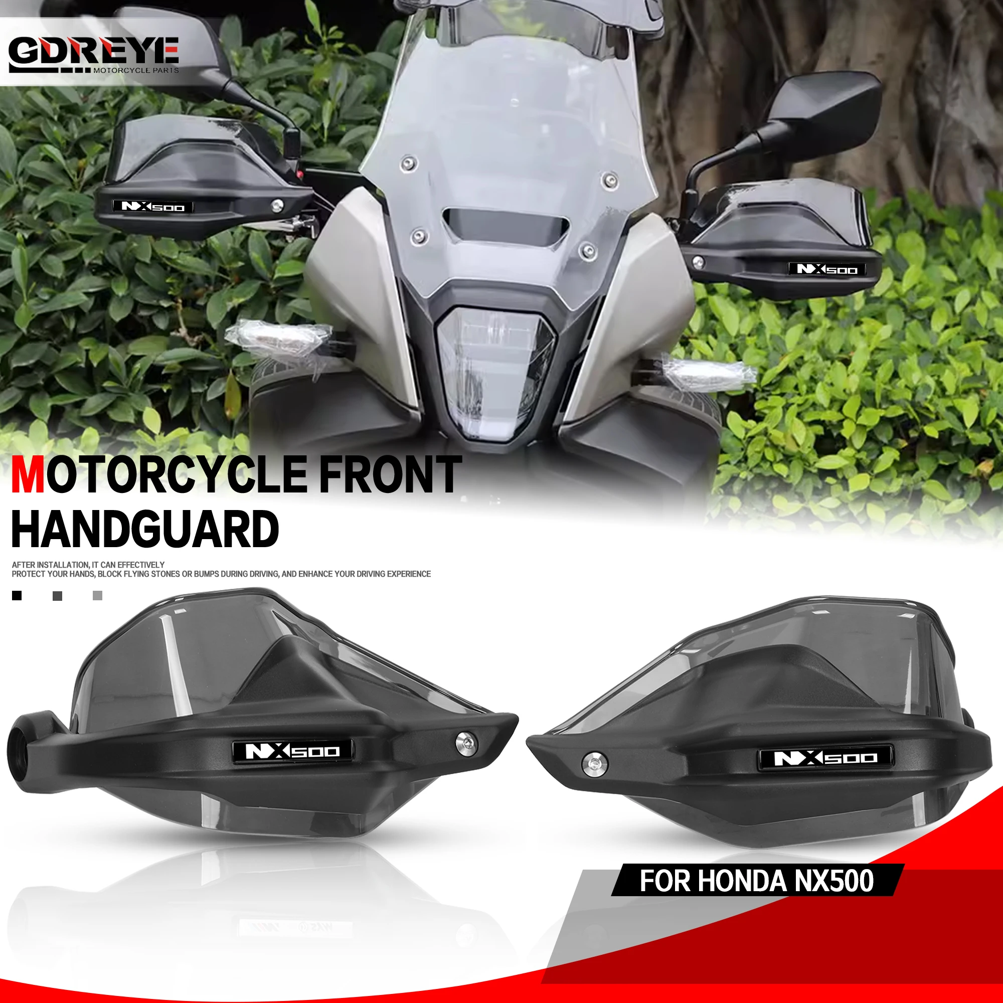 

For Honda NX500 NX 500 2023-2026 Dedicated Hand Guard Motorcycle Honda NX 500 Handguards Handlebar Guards Windshield