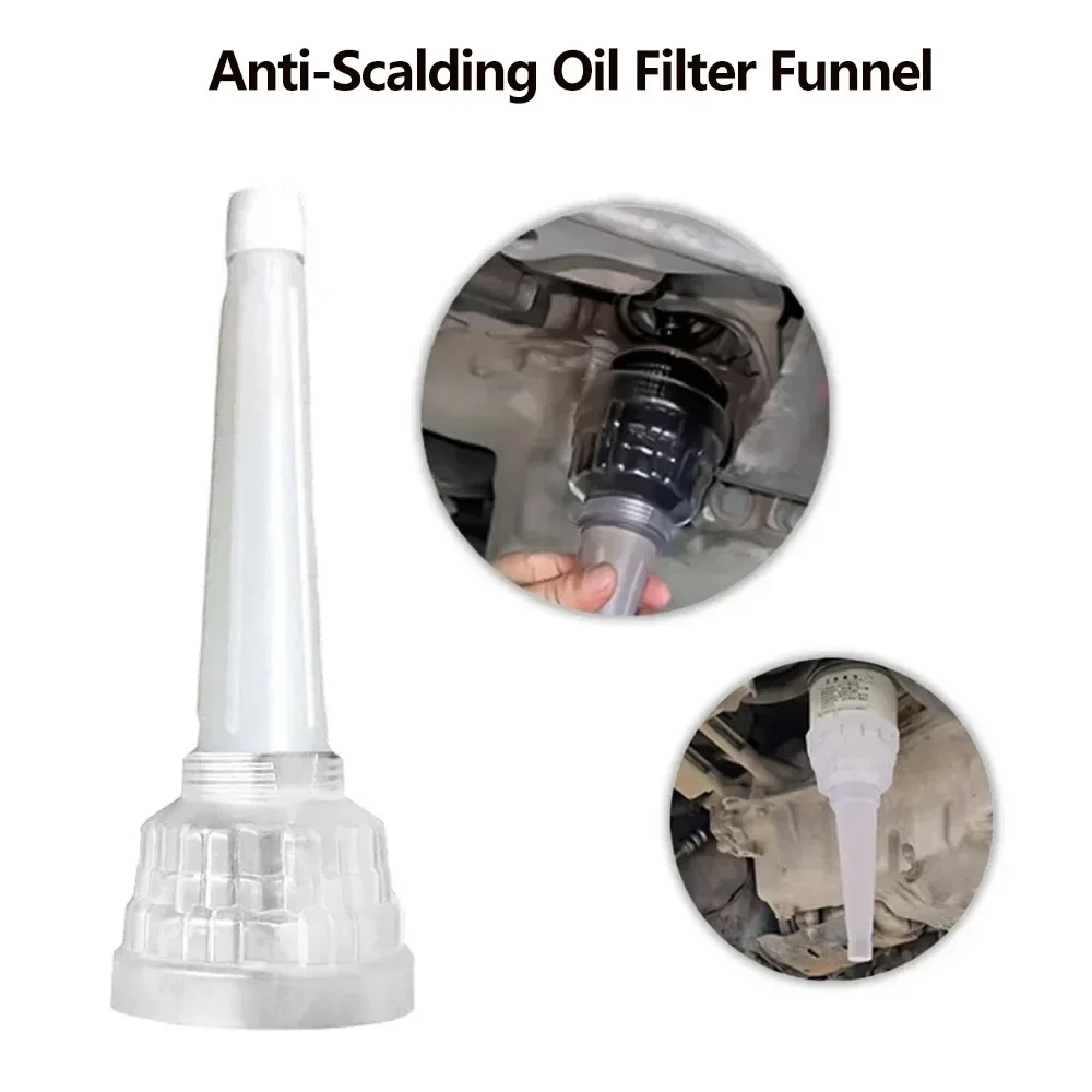 

Universal Funnel Filter Anti-scalding Car Oil Filter Removal Tool Removal Funnel Vehicle Oil Change Tools Auto Parts