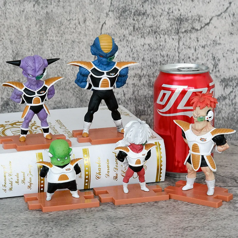 Anime Dragon Ball Action Figure Ginyu Force Recoom Jeice But Guldo Pvc Model Sculpture Desktop Decoration Collect Kid Gift Toys