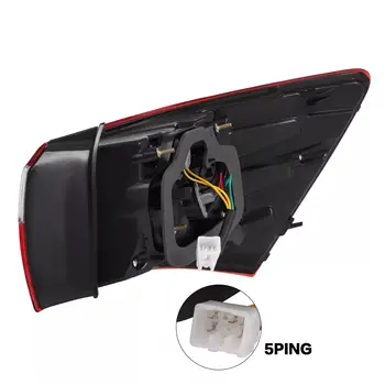 Levé/pravé zadní světlo pro Kia Rio Sedan 2012 2013 2014 2015 2016 2017 Zadní brzdové světlo s brzdovým světlem 6 nejlepší prodej Zastav Kiu Rio - №3