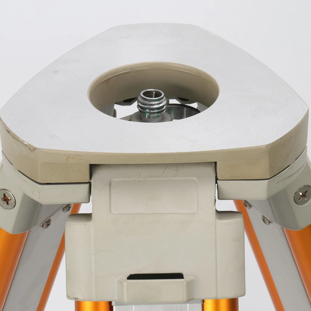 معدات المسح LANS حامل ثلاثي القوائم من الألومنيوم باللون الذهبي للمحطة الإجمالية
