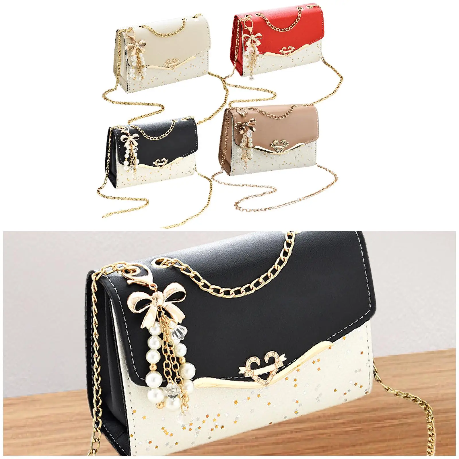 Women Crossbody Bag Casual Evening Clutch Trendy Shoulder Purse for Commuting