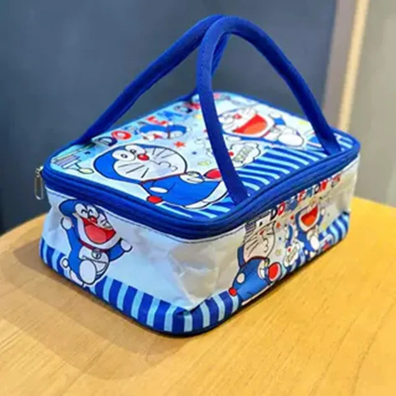 

Термальный ланч-бокс, сумка для мальчиков и девочек, милая сумка с героями мультфильмов, Doraemon, студенческая детская сумка с изображением кота, детская сумка для хранения бенто