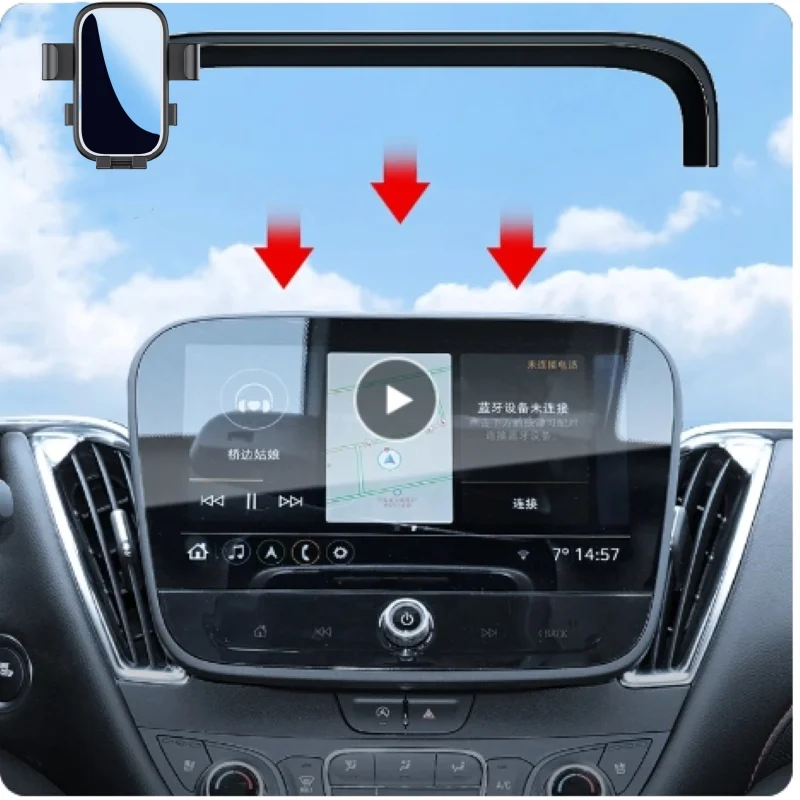 

Car Phone Holder For Chevrolet Equinox 2022 CP8 10 Inch Screen Fixed Navigation Bracket Base Charging Accessories