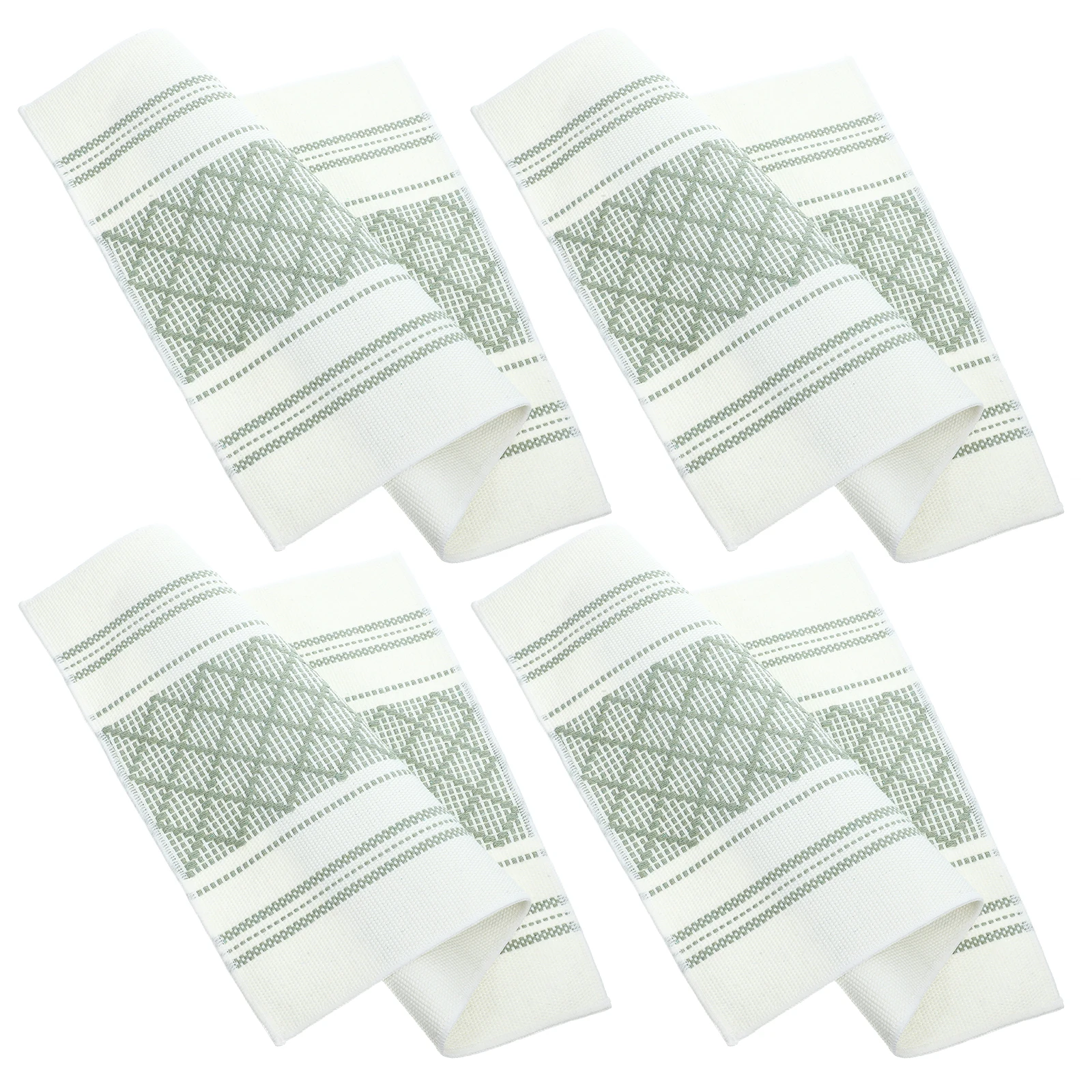 

4 Pcs Placemats Set Polyester Cotton Dining Table Kitchen Bar Accessories Fall Decor Western Thanksgiving Mats