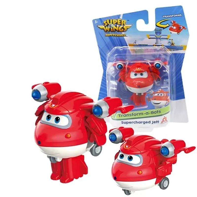 Mini figurines d'action de robot d'avion de transformation d'anime, échelle de Super Wings, jouets de transformation, cadeaux pour des enfants, 36 types