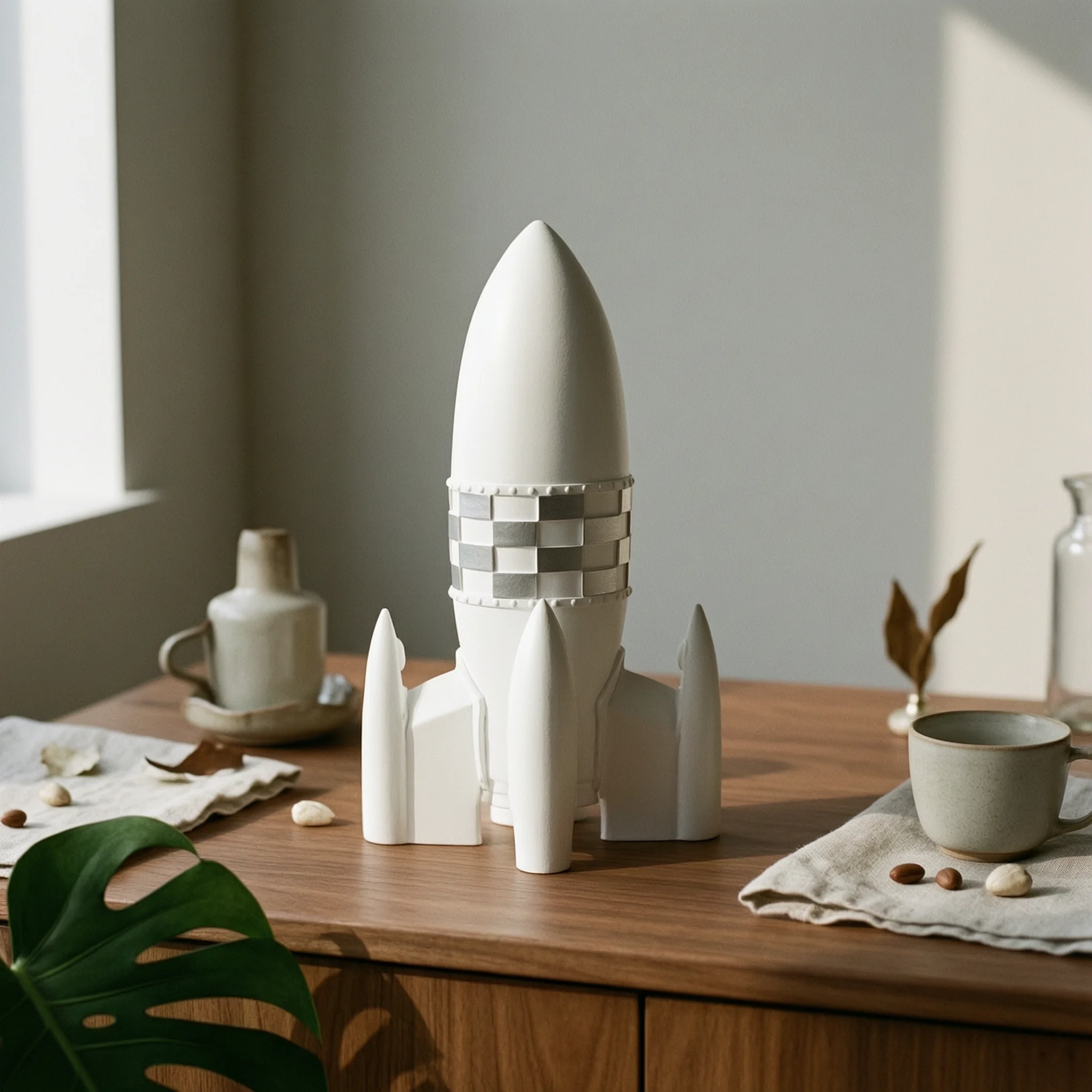 spacecraft-figurine-decorative-spacecraft-sculpture-spacecraft-model-sleek-decor-stylish-for-children-desk-bookshelf