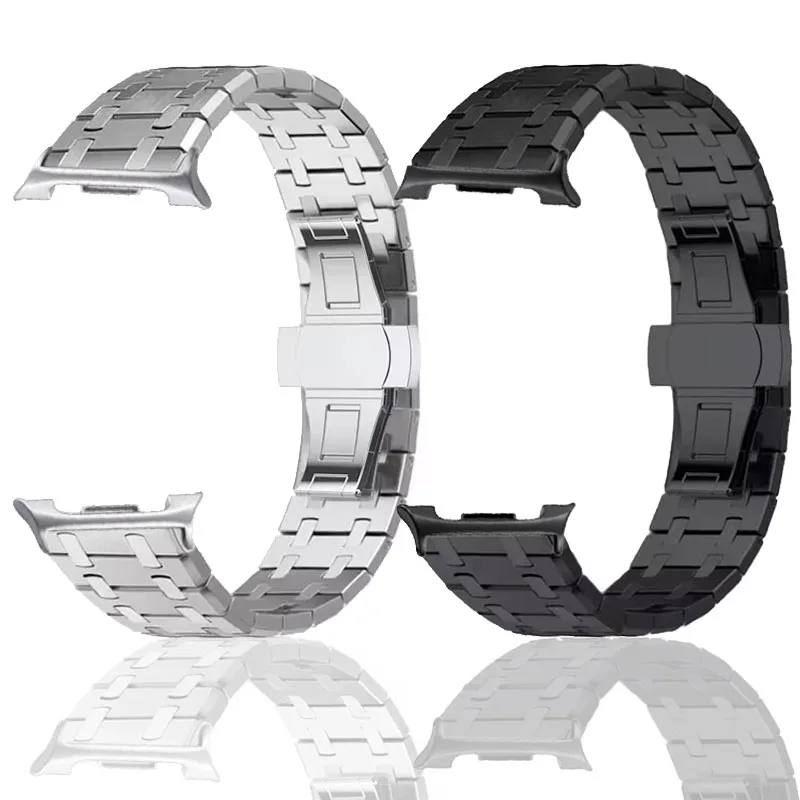 Edelstahlgürtel für Samsung Galaxy Watch 8 40 mm 44 mm Metallarmband Armband für Galaxy Watch 8 Classic 46 mm Correa-Armband