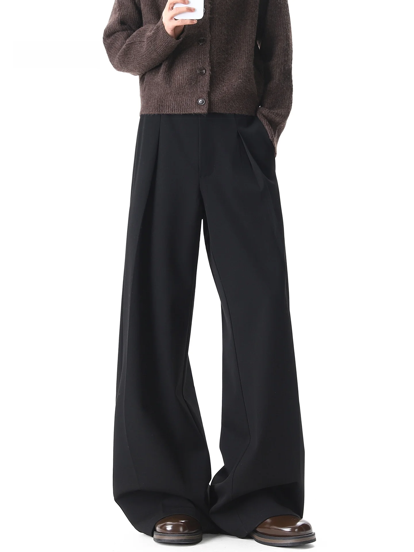 

Мужские брюки Cleanfit: новые, модные, молодежные, прямые, плиссированные, широкие, свободного кроя, для осени и зимы