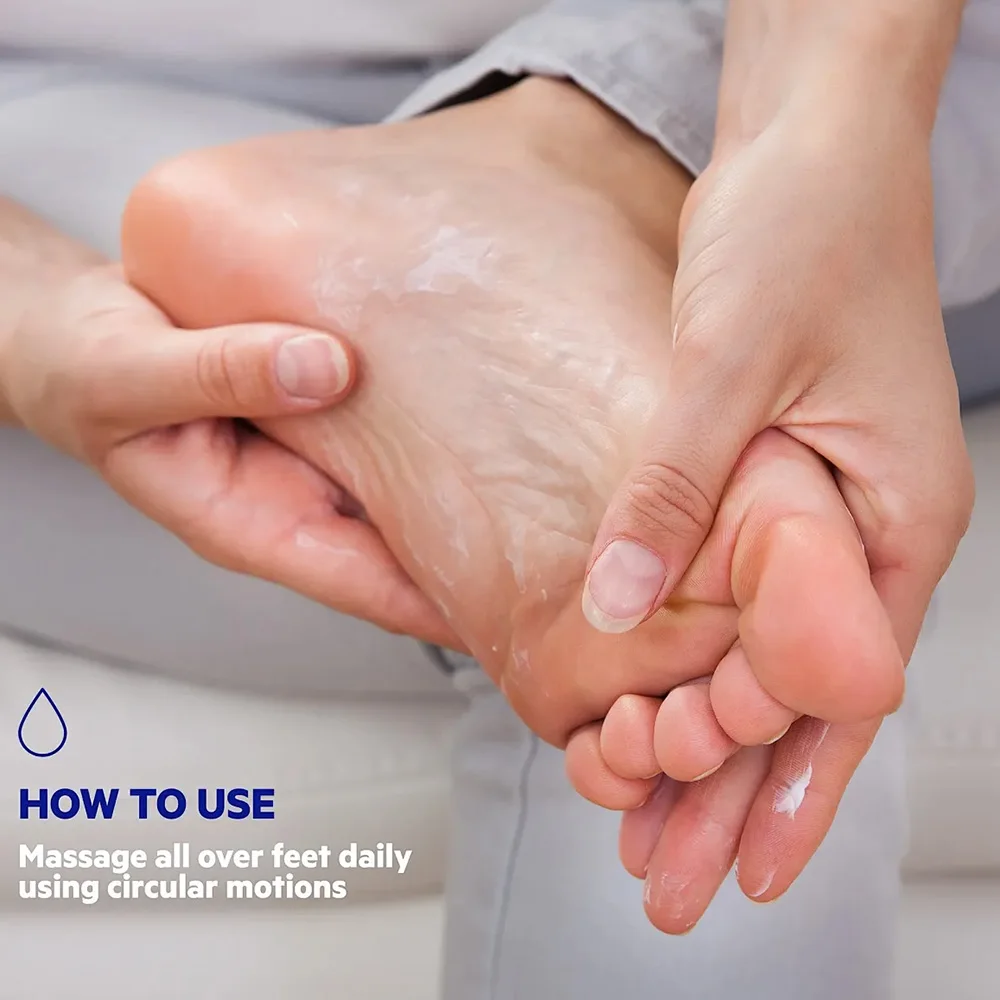 Foot Cream Urea Cream40% plus Salicylic Acid2% to Soften Cracked Feet - Moisturizing Gentle Exfoliating Daily Foot Care Solution