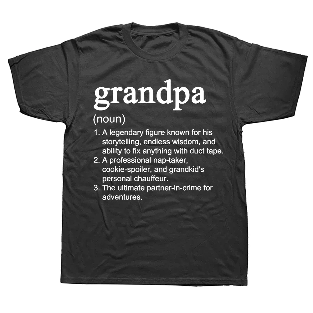 

Grandpa Definition Grandfather Papa Gramps Grandparent Grand Father Daddy Dad Tee Adult Mens Graph Apparel T Shirt