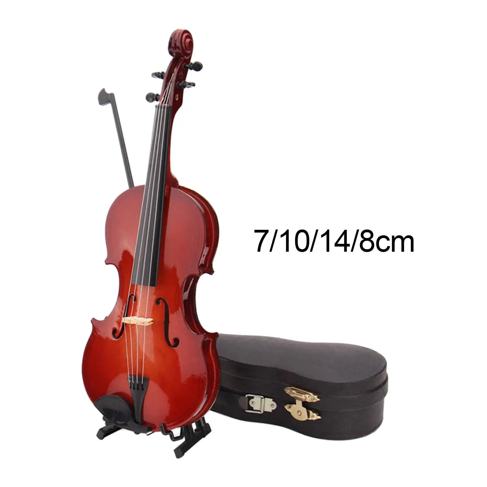 نموذج كمان صغير لسطح المكتب والمكتب ، الدعائم التصوير الفوتوغرافي ، الحرف دمية ، هدايا الكمان الصغيرة ، زخارف عيد الميلاد