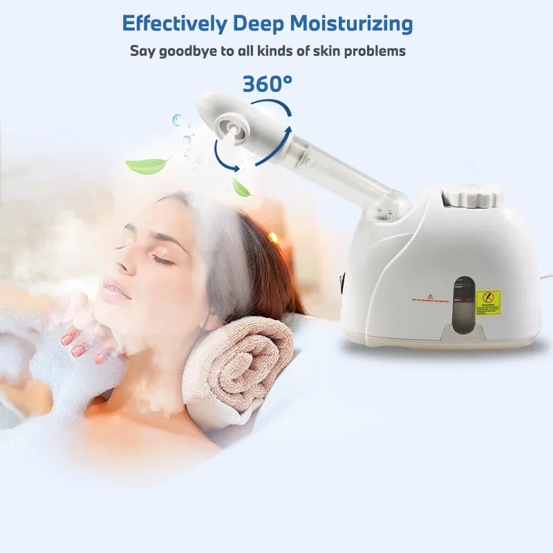 ใหม่ NANO สเปรย์ Steamer Steamer WARM Mist Humidifier Face Deep Clean NANO Moisturizer Vaporizer Sprayer Salon Home Spa Skin Care