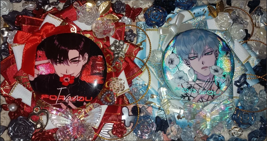 2 قطعة/مجموعة الغريبة المرحلة زهرة سلسلة شارة إيفان حتى جولة بروش Ita حقيبة حلية لطيف الإكسسوارات IVTI أنيمي السلع جمع هدية