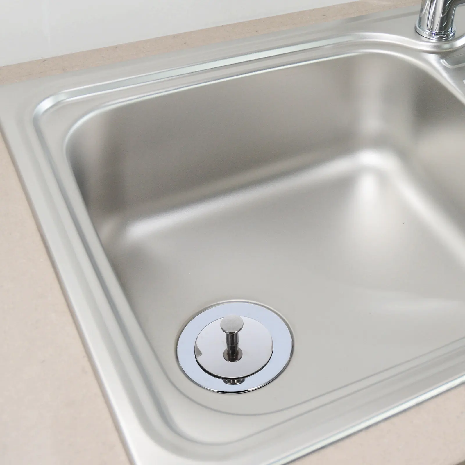 

Kitchen Sink Strainer Stainless Steel Removable Deep Cup Basket Stopper Strainer for Efficient Drainage Smell Prevention Easy
