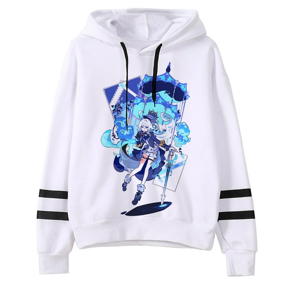 Genshin Impact hoodie designer kawaii comic soft fabric comfortable casual wear female pullover Japanese graphic youthful