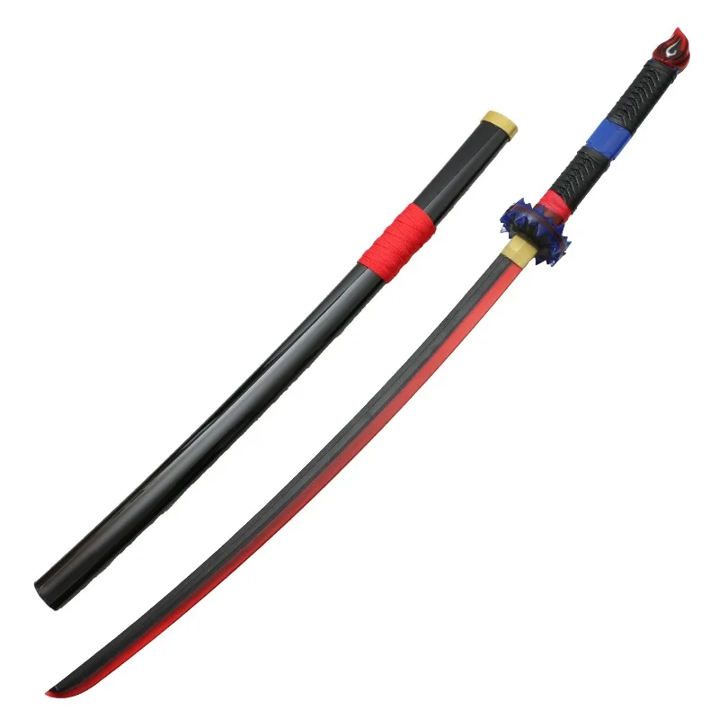 108 cm/42,52in Lichtgevende Slang Hart Zwaard Met Schede Houten Cosplay Model Props Anime Randapparatuur Feestartikelen Vriendje Geschenken