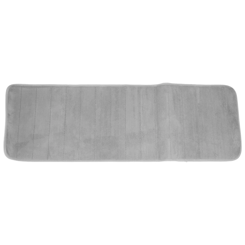 HOT-120x40cm Absorbent Nonslip Memory Foam Kitchen Bedroom Door Floor Mat Rug Carpet Gray