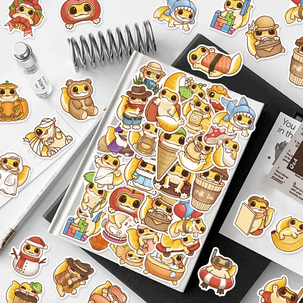 50 قطعة من ملصقات متعة لطيفة على قصر الحيوانات الأليفة للتسلق، مواد يدوية الصنع، جراب هاتف، ملصقات تزيين لزجاجة الأمتعة والكمبيوتر المحمول