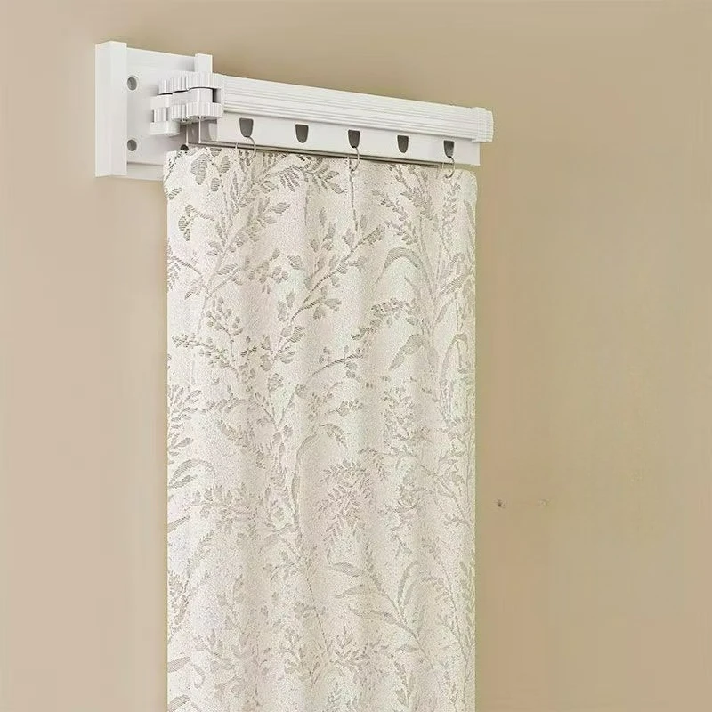 Folding Shower Curtain No Drilling Waterproof Invisible Bathroom Screen Wet Dry Separator Divider for Home Daily Useful Packs