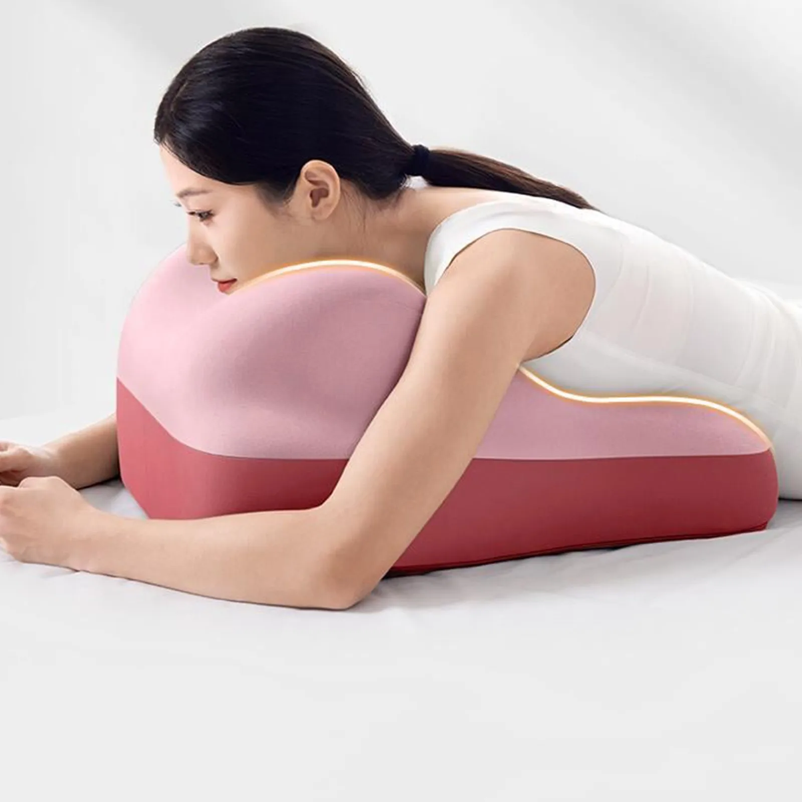 Multifunctional Cushion Pillow Waist Fit Enhance Relaxation Couples Pregnant Waist Pillow Reading Watching Tv Rest Pillow