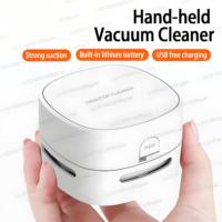 New Handheld Desktop Vacuum Cleaner Mini Portable Table Dust Vacuum Table Sweeper Desktop Keyboard Clean Tool For Home