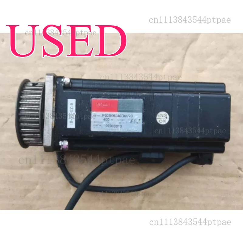 A p30b06040dxv20 400w motor, rated torque 1.27n·m, rated speed 3000rpm, ac200v (actual picture taken)