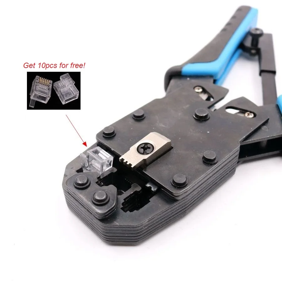 RJ12 RJ11 6P6C Connector Rechter Klink Offset Krimptang Compatibel met NXT EV3 Robot