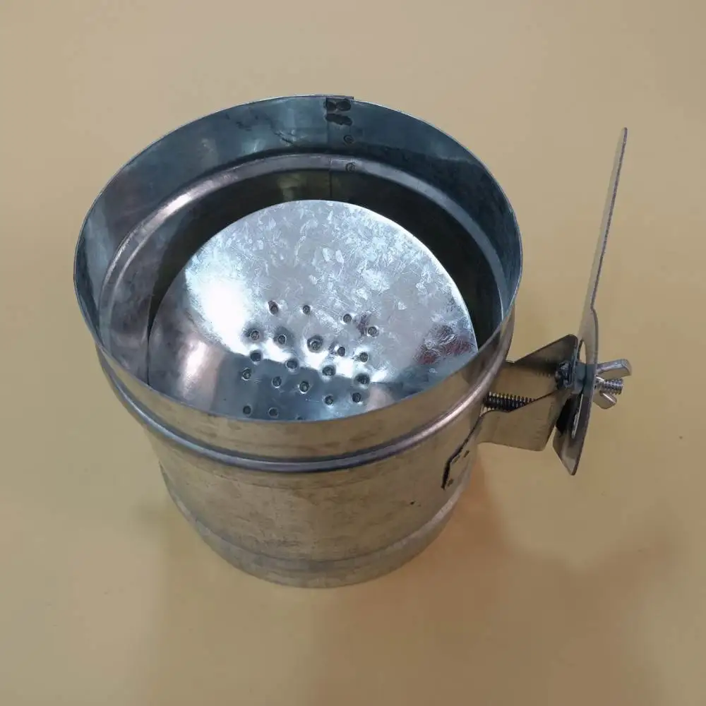 Durable Stainless Steel Oven Air Damper Industrial Ventilation Exhaust Cover Adjustable Airflow Regulator HVAC Parts