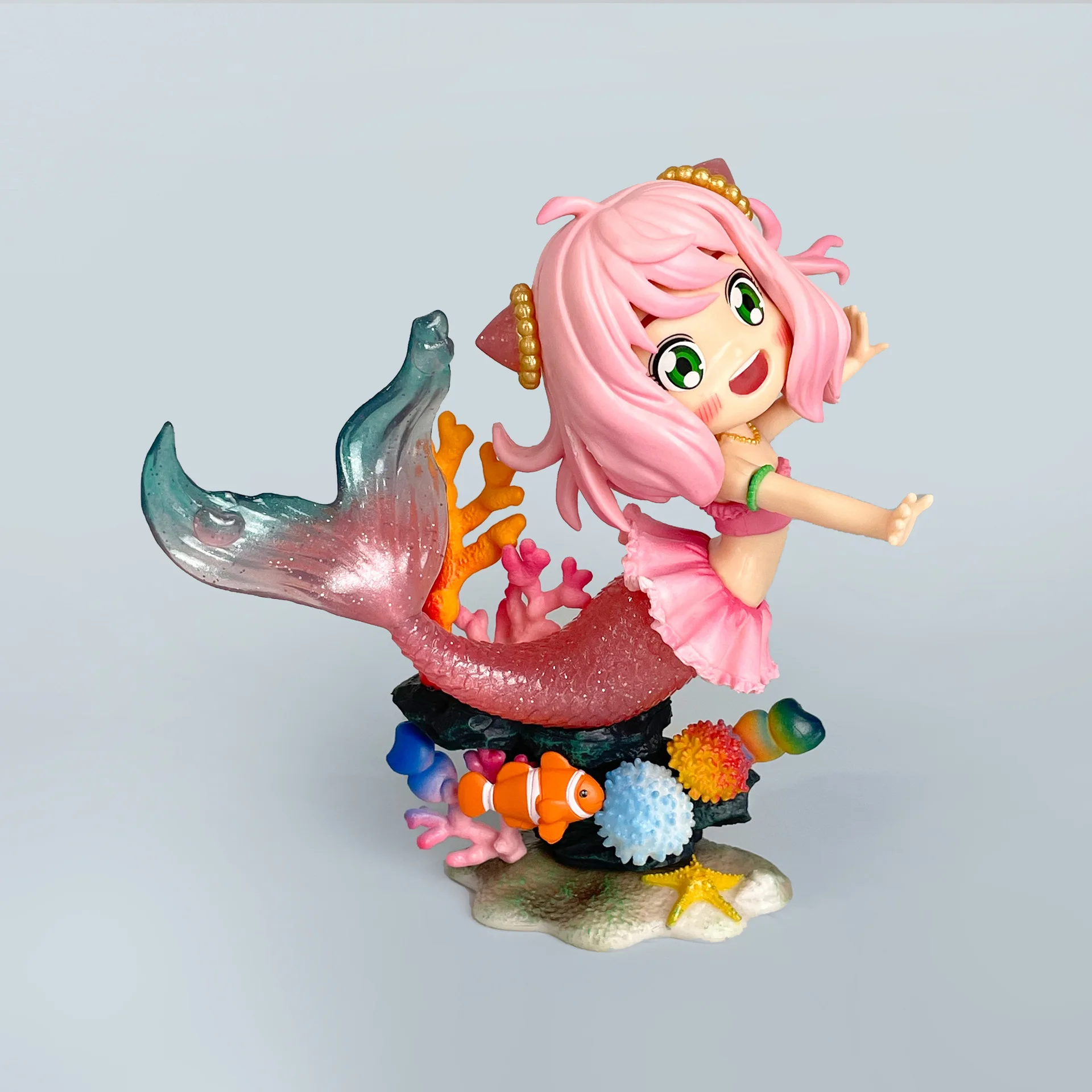 人魚フィギュアアニメかわいい女の子風コレクタブルモデルオーナ - Vinyl Figure Blank のレビューと価格