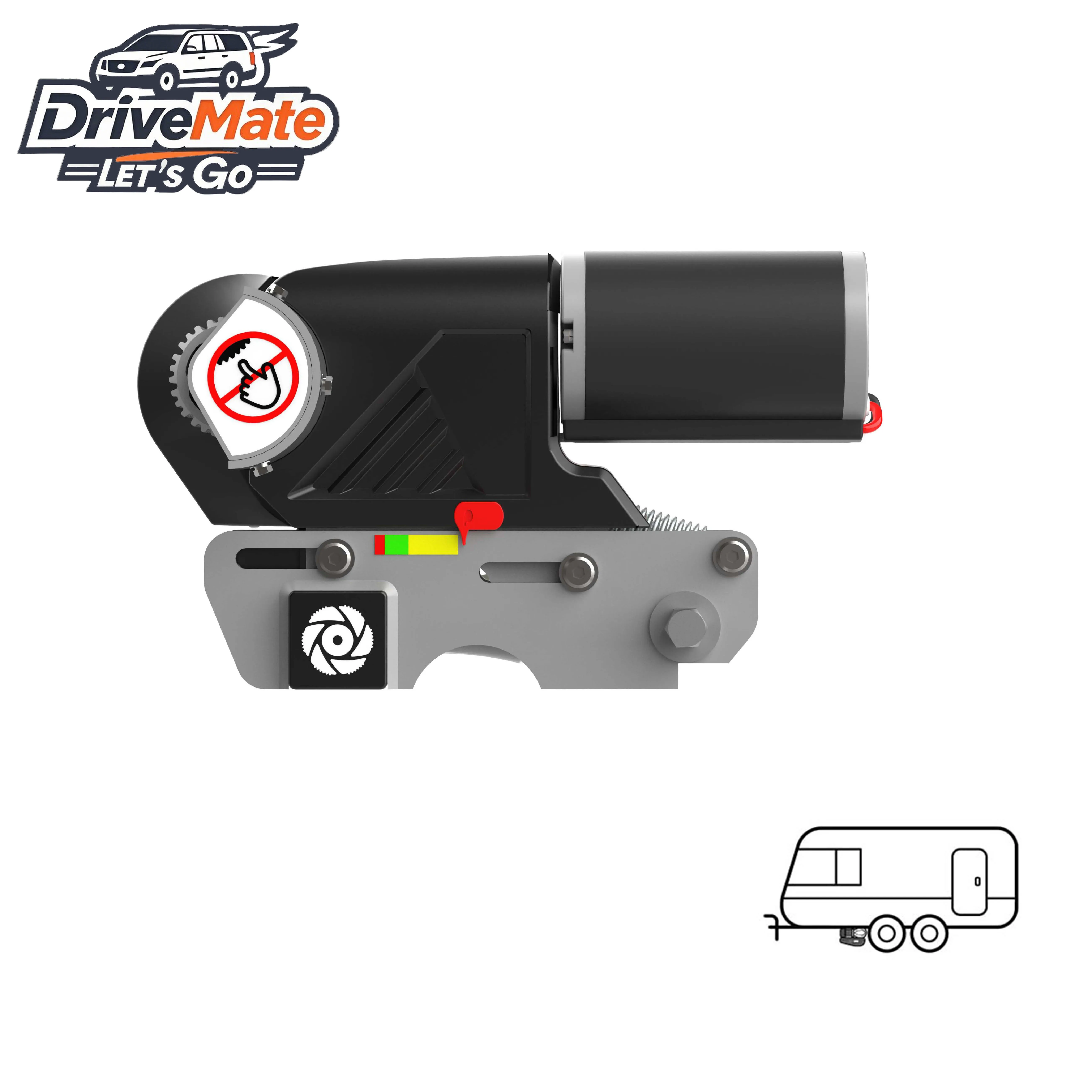 

Caravan Trailer Mover Kit Heavy Duty Electric Chain Drive Fits Single Axle and Twin Axle Caravans