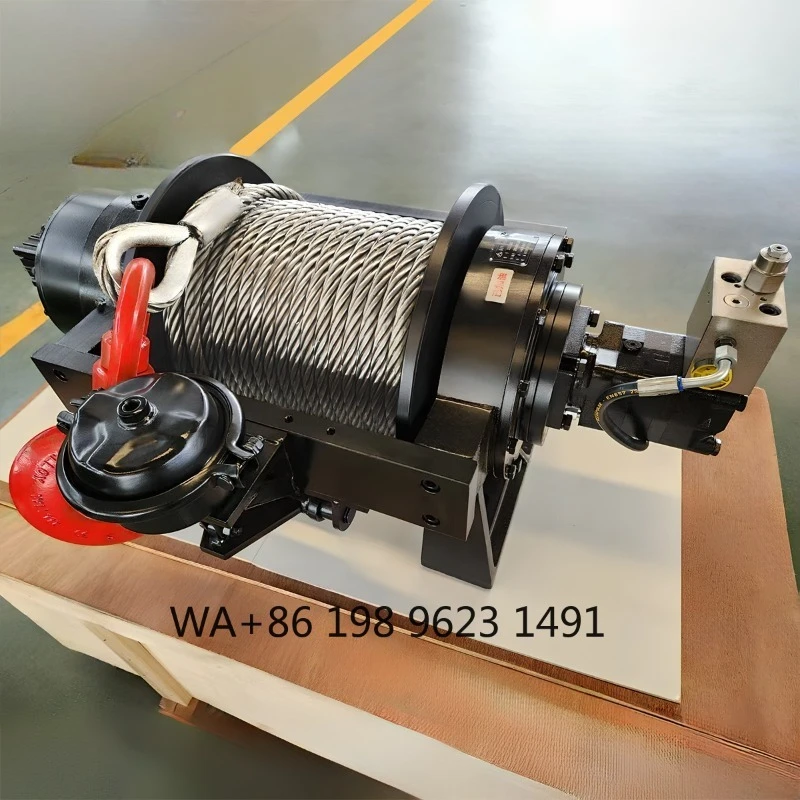 8Ton 10Ton 15Ton 20Ton 10000lbs 20000lb Hydraulic Winch Wrecker Recovery Truck Towing Industrial Lifting Equipment